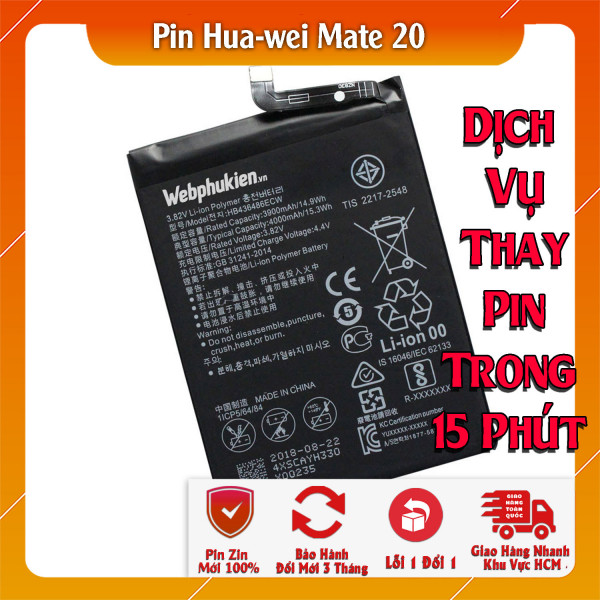Pin Webphukien cho Huawei Mate 20 Việt Nam HB436486ECW - 4000mAh 